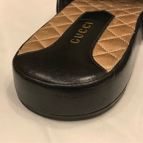 SINGLE SHOE Gucci Supreme NY Yankees GG Embroidered Canvas Mule 38 - Picture 9 of 10